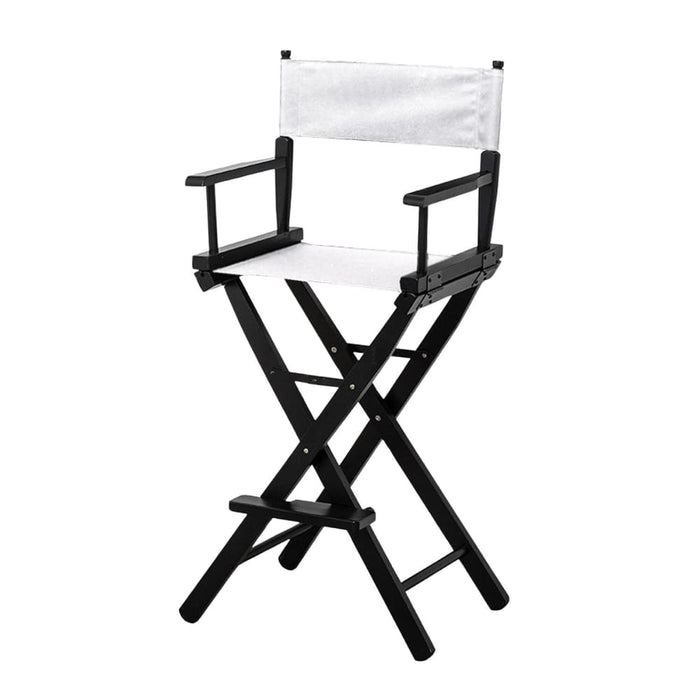 Tall Directors Chair - White