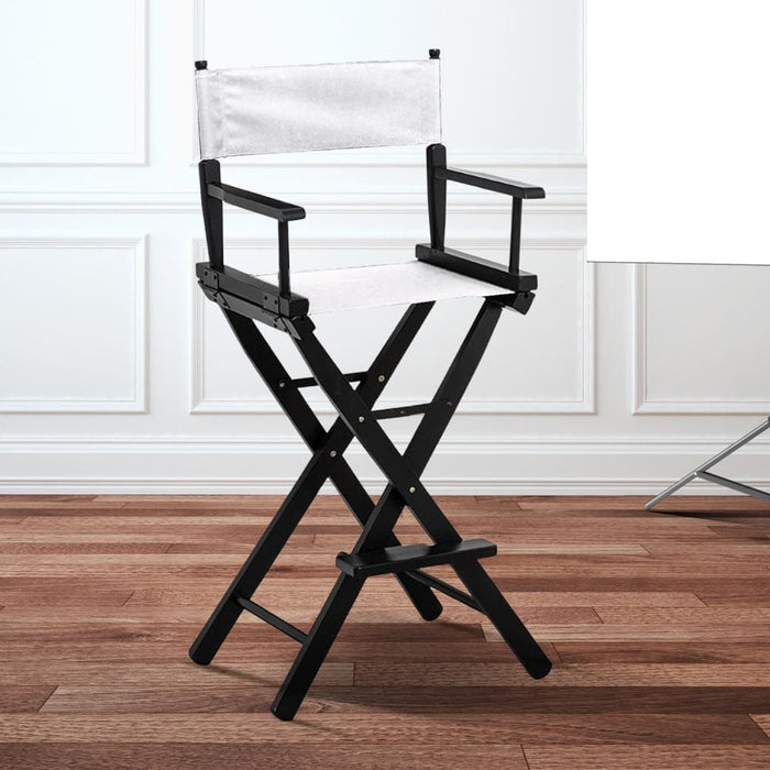 Tall Directors Chair - White