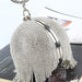 Tassel Women Party Metal Crystal Clutches Evening Bags