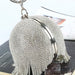Tassel Women Party Metal Crystal Clutches Evening Bags