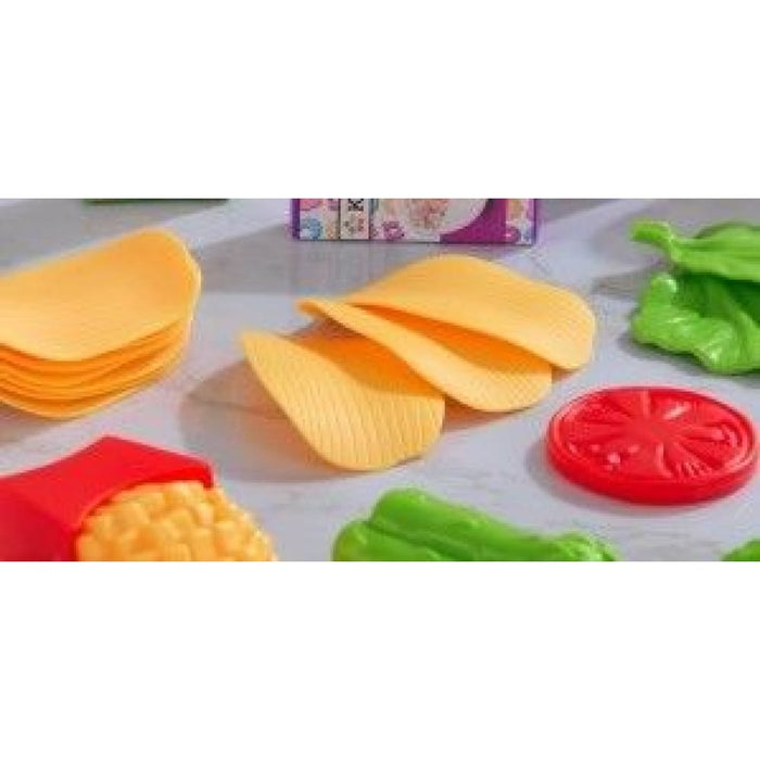 Tasty Treats Play Food Set for Kids (115 Pcs)