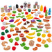 Tasty Treats Play Food Set for Kids (115 Pcs)