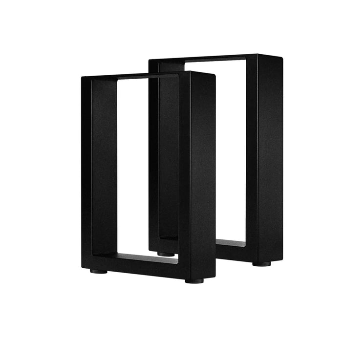 2 Pack Coffee Dining Table Legs Bench Diy Steel Metal Industrial Black