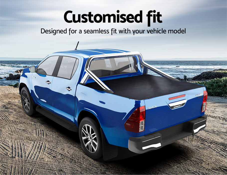 Tonneau Cover Fit Toyota Hilux Sr5 A-Deck Dual Cab Clip On Ute Truck