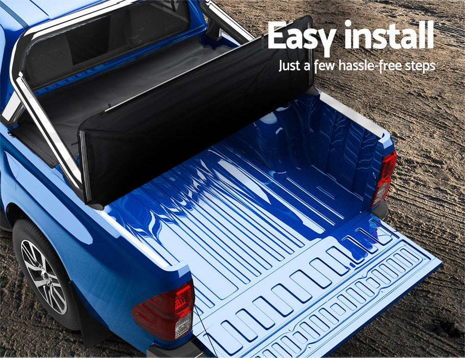 Tonneau Cover Fit Toyota Hilux Sr5 A-Deck Dual Cab Clip On Ute Truck