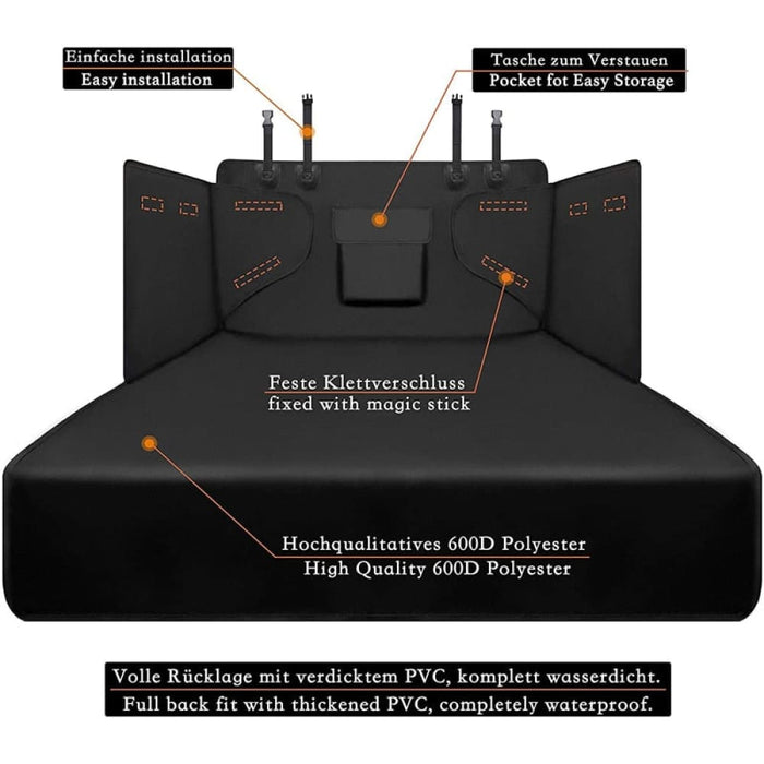 Tear-resistant Anti-scratch Non-slip Waterproof Dog Trunk
