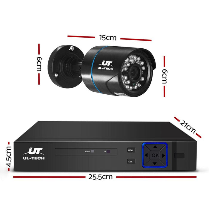 Goslash Picks Ul Tech 1080p 4 Channel Cctv Security Camera