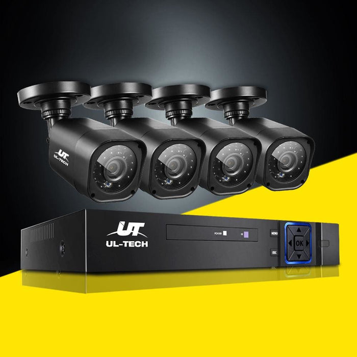 Ul - tech 8ch 5 In 1 Dvr Cctv Security System Video