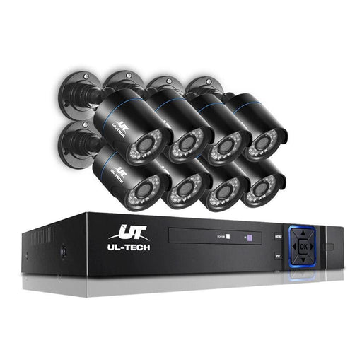 Ul Tech 8 Channel 1080n 5 - in - 1 Dvr Cctv Security Camera
