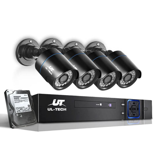 Goslash Picks Ul-tech Cctv Security System 2tb 4ch Dvr