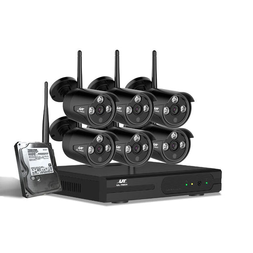 Ul-tech Cctv Wireless Security Camera System 8ch Home