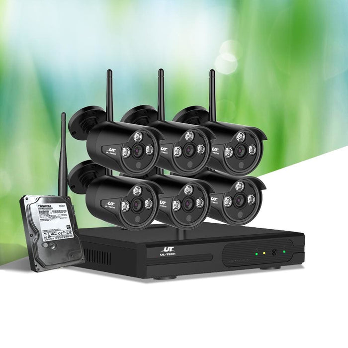 Ul-tech Cctv Wireless Security Camera System 8ch Home