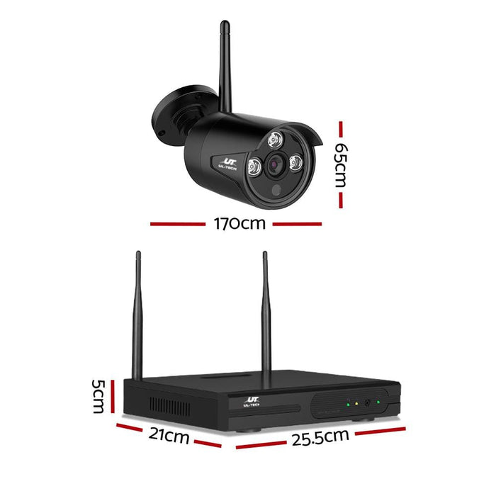 Ul-tech Cctv Wireless Security Camera System 8ch Home