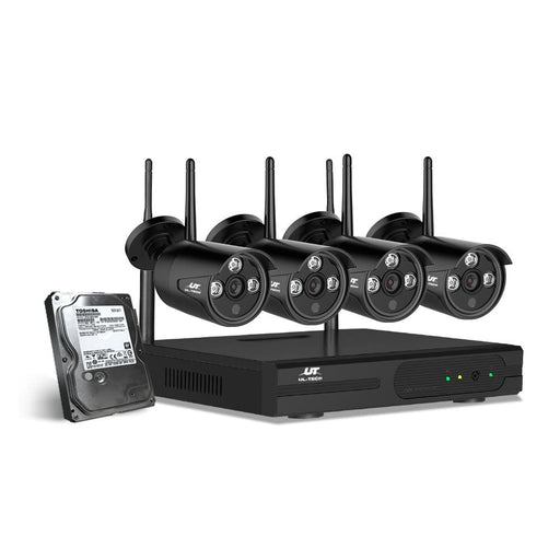 Ul - tech Cctv Wireless Security System 2tb 8ch Nvr 1080p 4