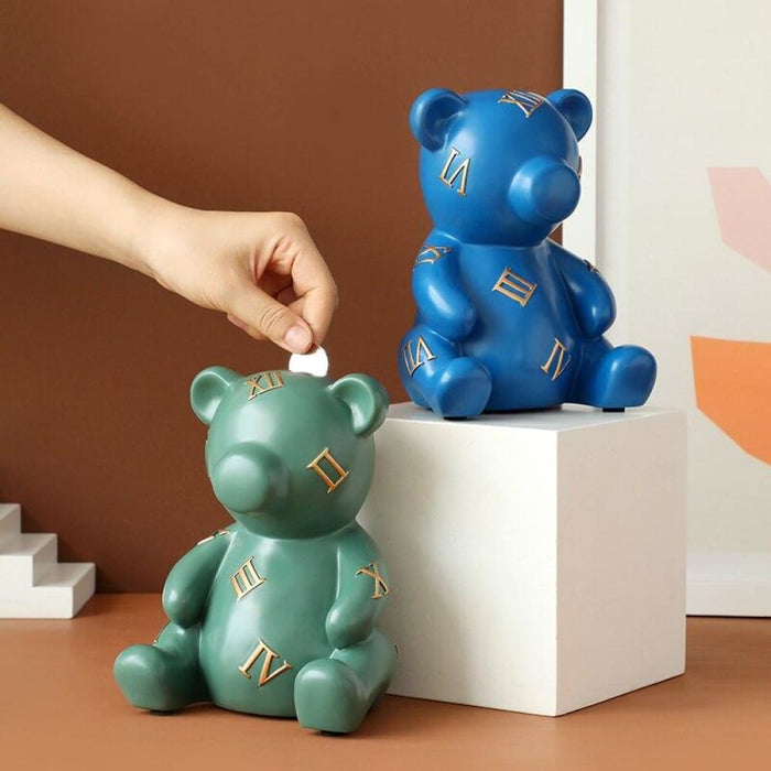 Teddy Bear Piggy Bank for Kids