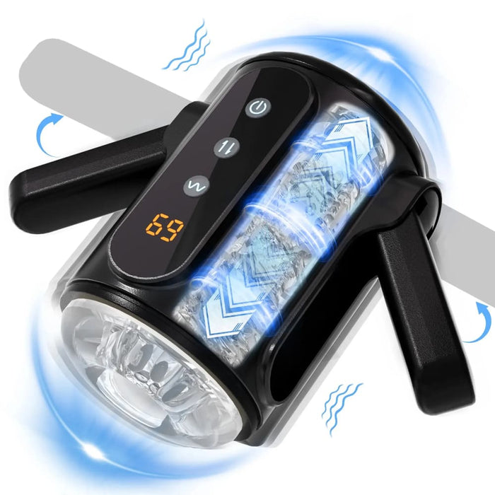 Telescopic Rotation Masturbator For Men