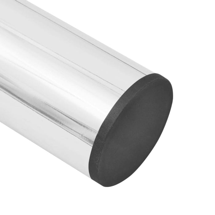 Telescopic Table Legs 2 Pcs Chrome 710 Mm-1100 Mm Xaxopo