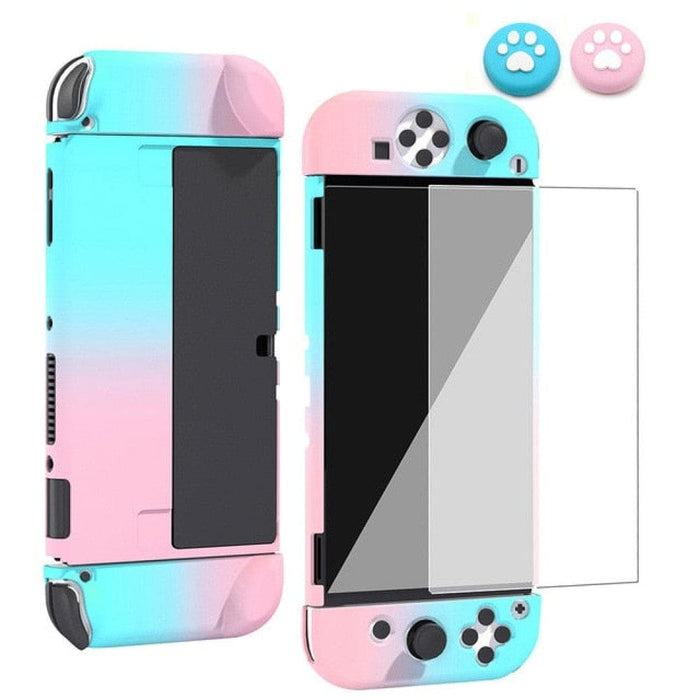 Tempered Glass Screen Protector Case for Nintendo Switch