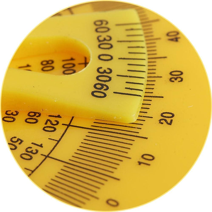 Template Tool Protractor Instrument Measuring Arm Ruler 180