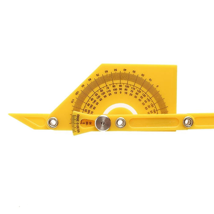 Template Tool Protractor Instrument Measuring Arm Ruler 180