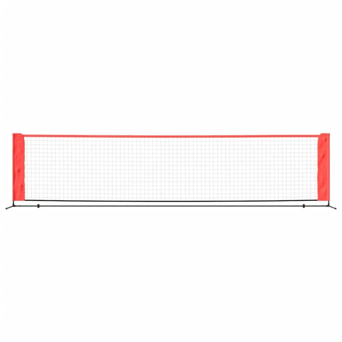 Tennis Net Black and Red 400x100x87 Cm Polyester Ktipi
