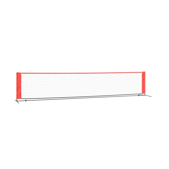 Tennis Net Black and Red 500x100x87 Cm Polyester Ktipn