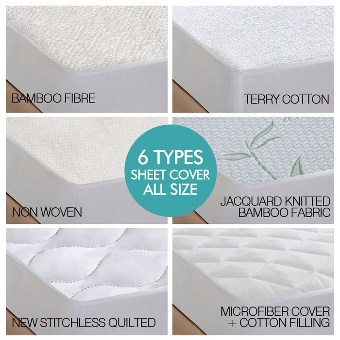 Terry Cotton Fully Fitted Waterproof Mattress Protector