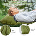 Thick Inflatable Camping Mattress With Built In Pillow