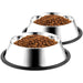 Thickened Stainless Steel Ultra - durable Water Food Pet