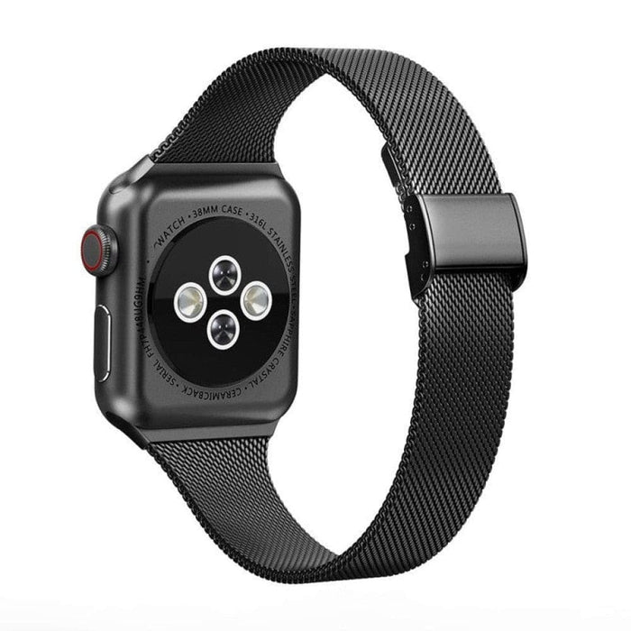 Thin Steel Milanese Loop Strap for Apple Watch