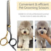Thinning Pet Grooming Scissors Ergonomic Durable Sharp