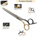 Thinning Pet Grooming Scissors Ergonomic Durable Sharp