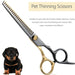 Thinning Pet Grooming Scissors Ergonomic Durable Sharp