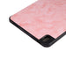 Three Fold Marble Texture Protective Tablet Case With Pen