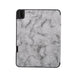 Three Fold Marble Texture Protective Tablet Case With Pen