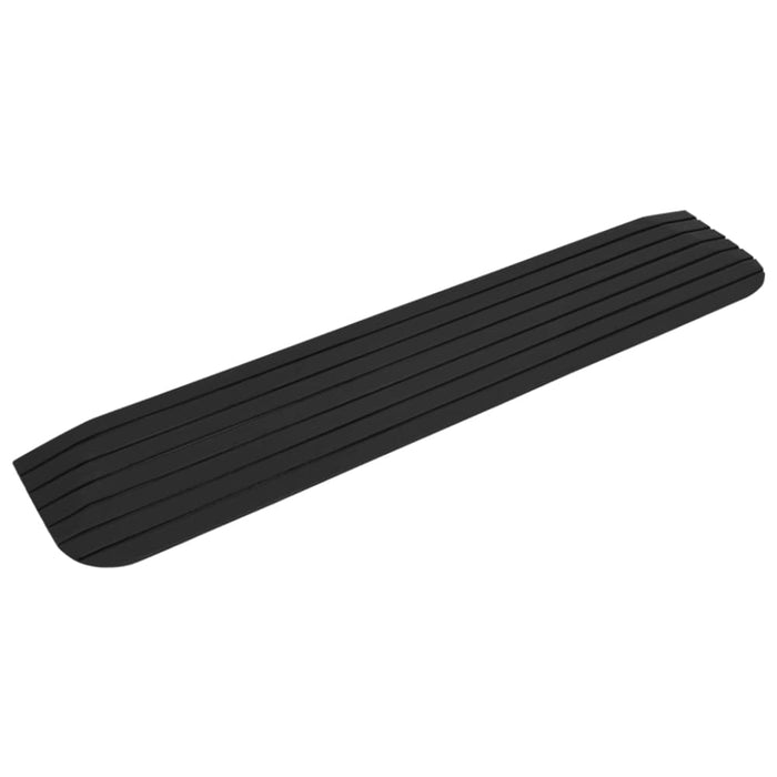 Threshold Ramps 2 Pcs 110x21x2.5 Cm Rubber Opbkio