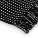 Throw Cotton Squares 125x150 Cm Black Xapttb