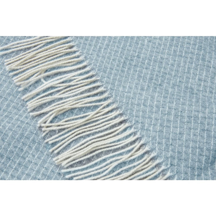 Throw - Merino Wool/cashmere - Blue
