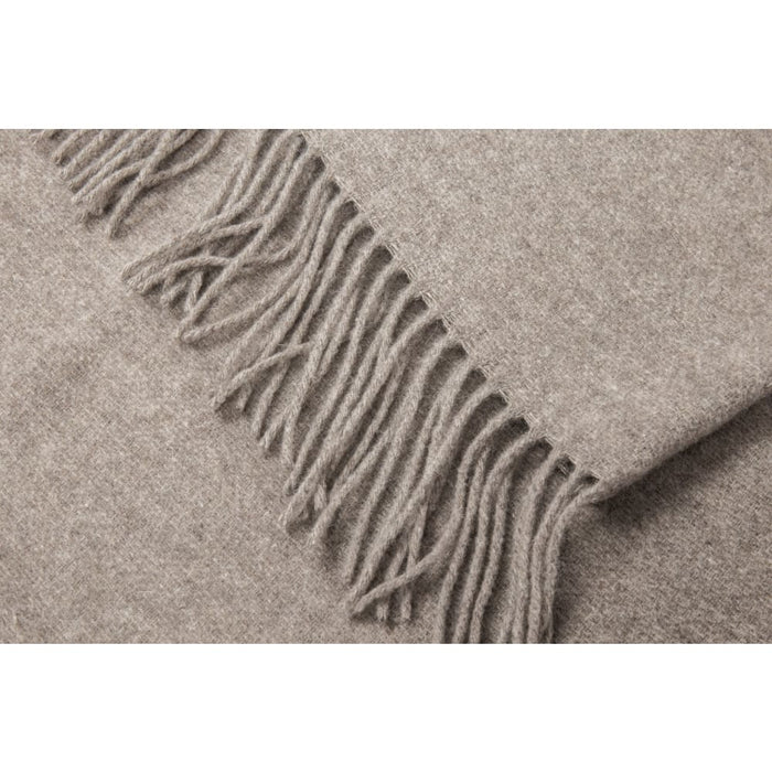 Throw - Merino Wool/cashmere - Stone