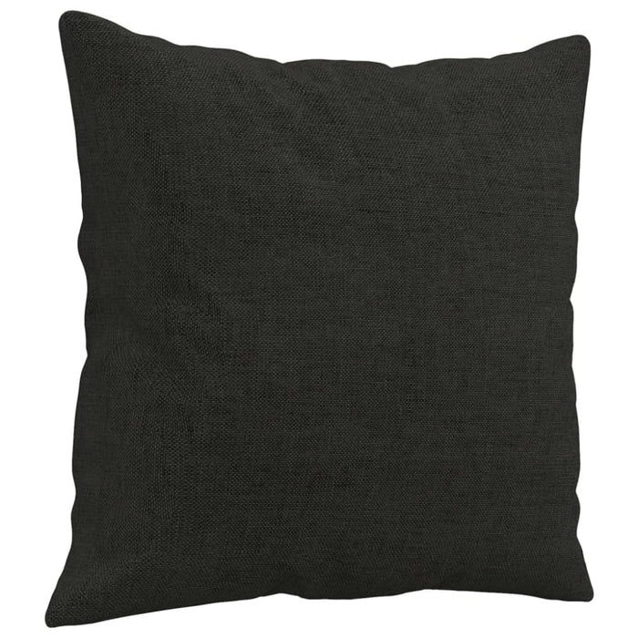 Throw Pillows 2 Pcs Black 40x40 Cm Fabric Takaip