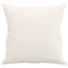 Throw Pillows 2 Pcs Cream 40x40 Cm Faux Leather Takanb