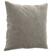 Throw Pillows 2 Pcs Light Grey 40x40 Cm Velvet Takanp
