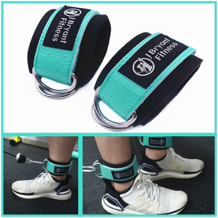 Hip Thrust Barbell Pad Set with Ankle Strap and Weight