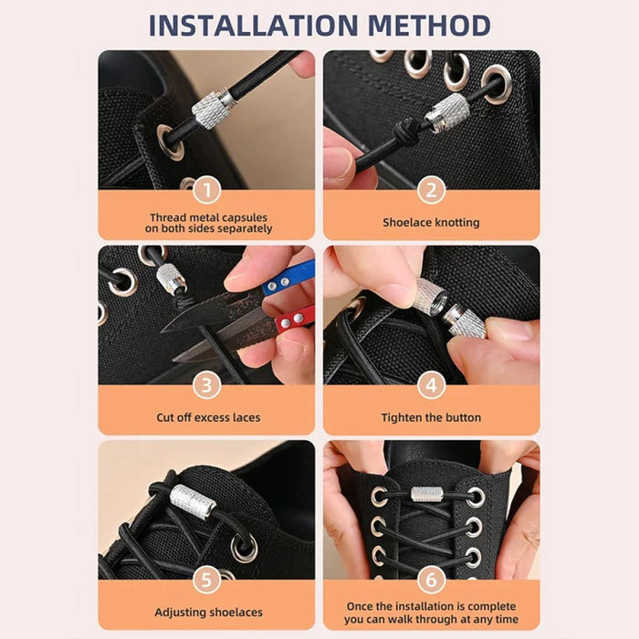 No Tie Elastic Laces for Sneakers