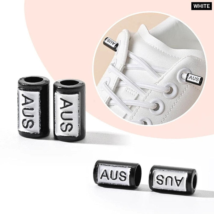 No Tie Laces for Sneakers with Cylinderical Buckle