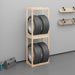 Tire Rack 63x40x180 Cm Solid Wood Pine Nxpbbp
