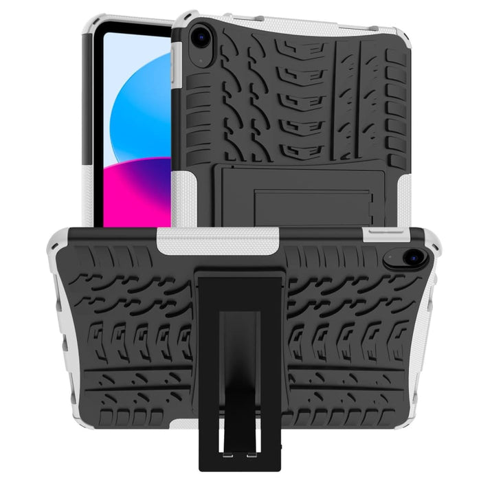 Tire Texture Tpu Pc Tablet Case With Holder For Ipad 10th
