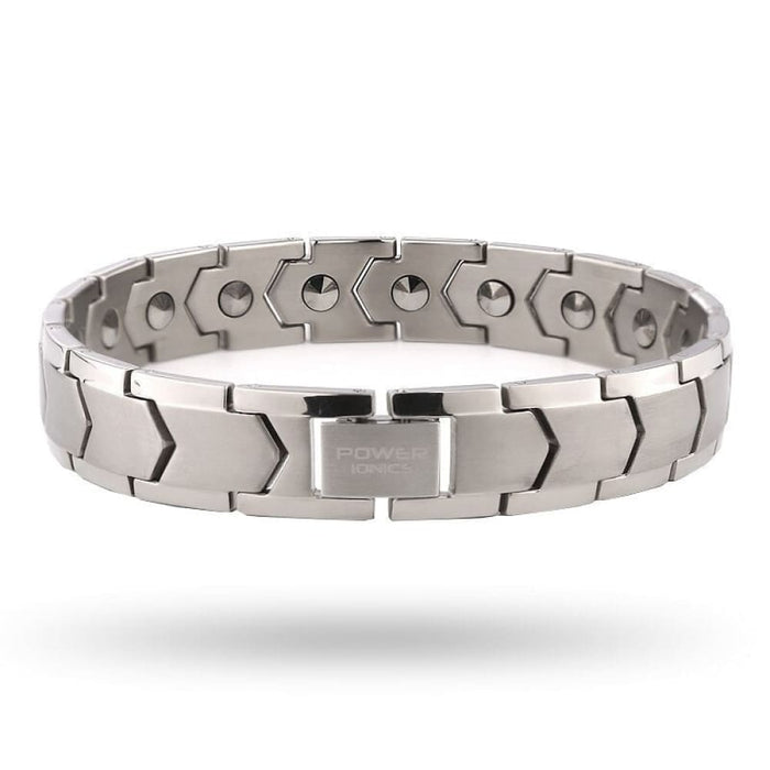 Titanium 99.999% Germanium Therapy Charm Bracelet for Mens