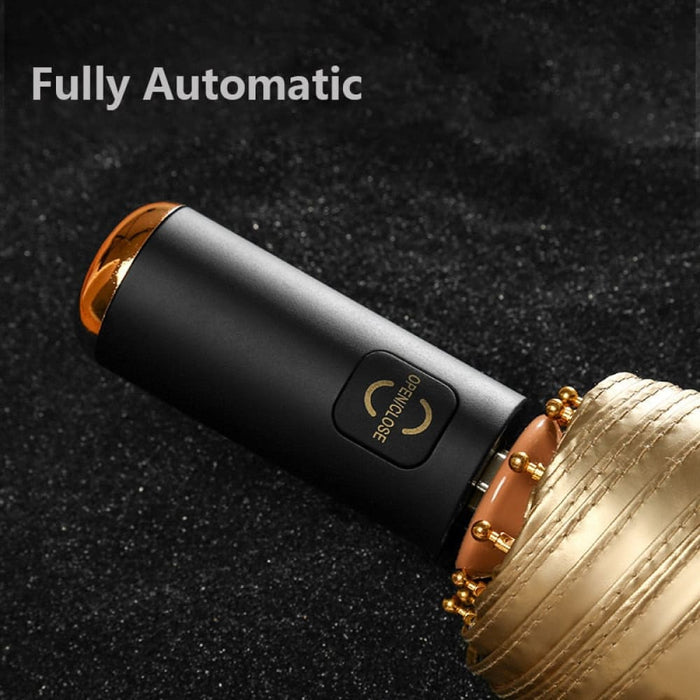 Titanium Gold Cloth Uv Protection Umbrella