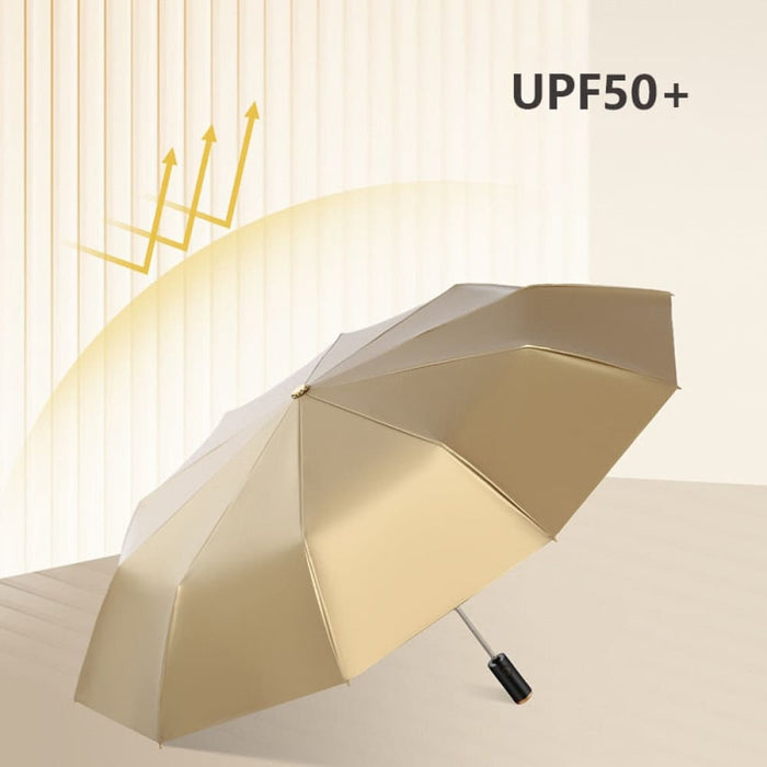 Titanium Gold Cloth Uv Protection Umbrella